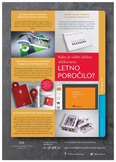 Kako je videti dobro oblikovano letno poročilo?